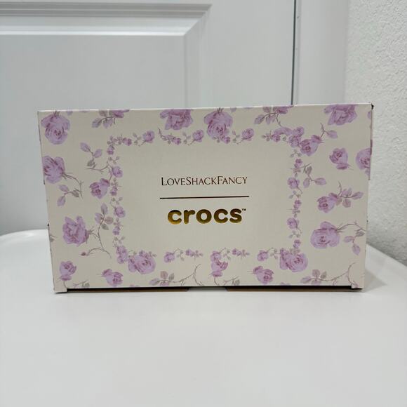 Love Shack Fancy x Crocs Womens Classic Ballet Flat with Straps Size 9 NWT - Picture 7 of 10